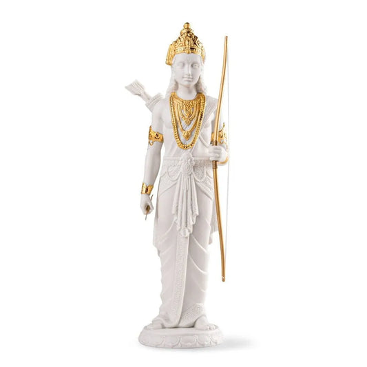 Lakshman Sculpture - Golden Luster (Lladro Special Order)