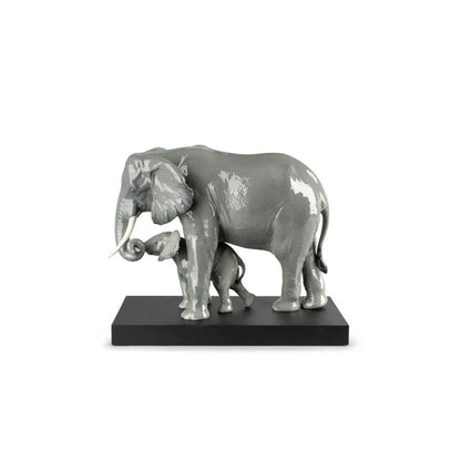 Leading The Way Elephants Sculpture (Lladro Special Order)