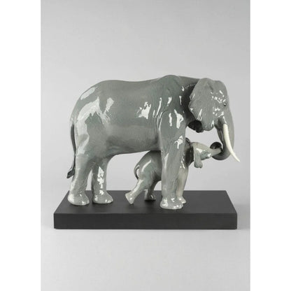 Leading The Way Elephants Sculpture (Lladro Special Order)