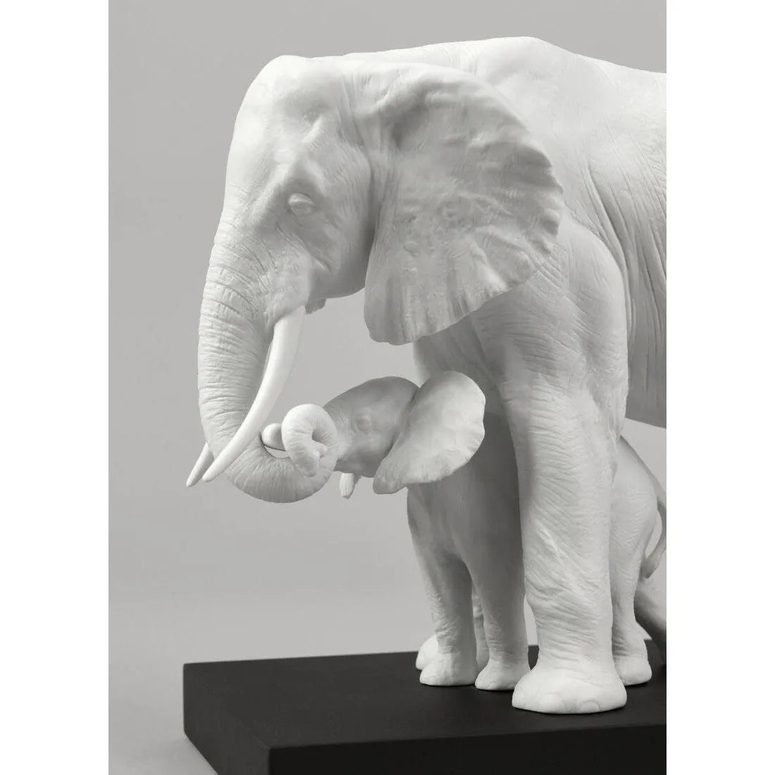 Leading The Way Elephants White Sculpture (Lladro Special Order)