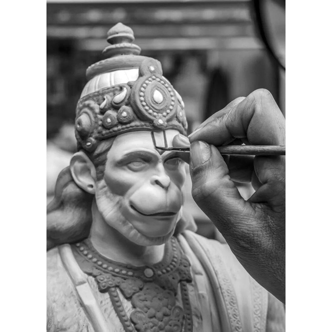 Lord Hanuman Sculpture (Limited Edition) (Lladro Special Order)