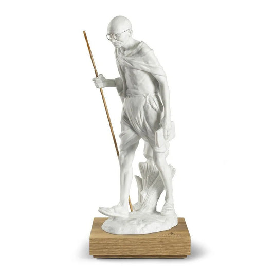 Mahatma Gandhi Figurine - White (Lladro Special Order)