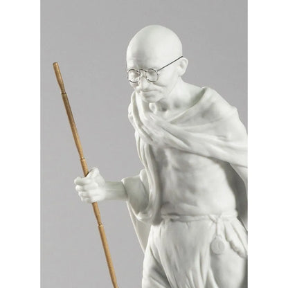 Mahatma Gandhi Figurine - White (Lladro Special Order)