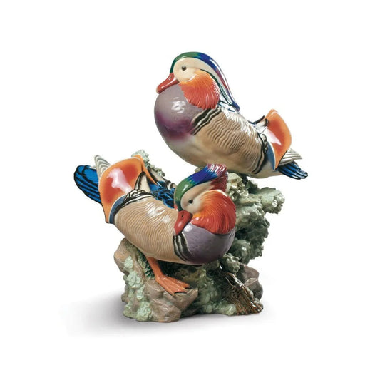 Mandarin Ducks Sculpture (Limited Edition) (Lladro Special Order)