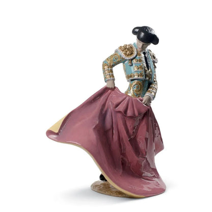 Matador Man Sculpture - Green Outfit (Limited Edition) (Lladro Special Order)