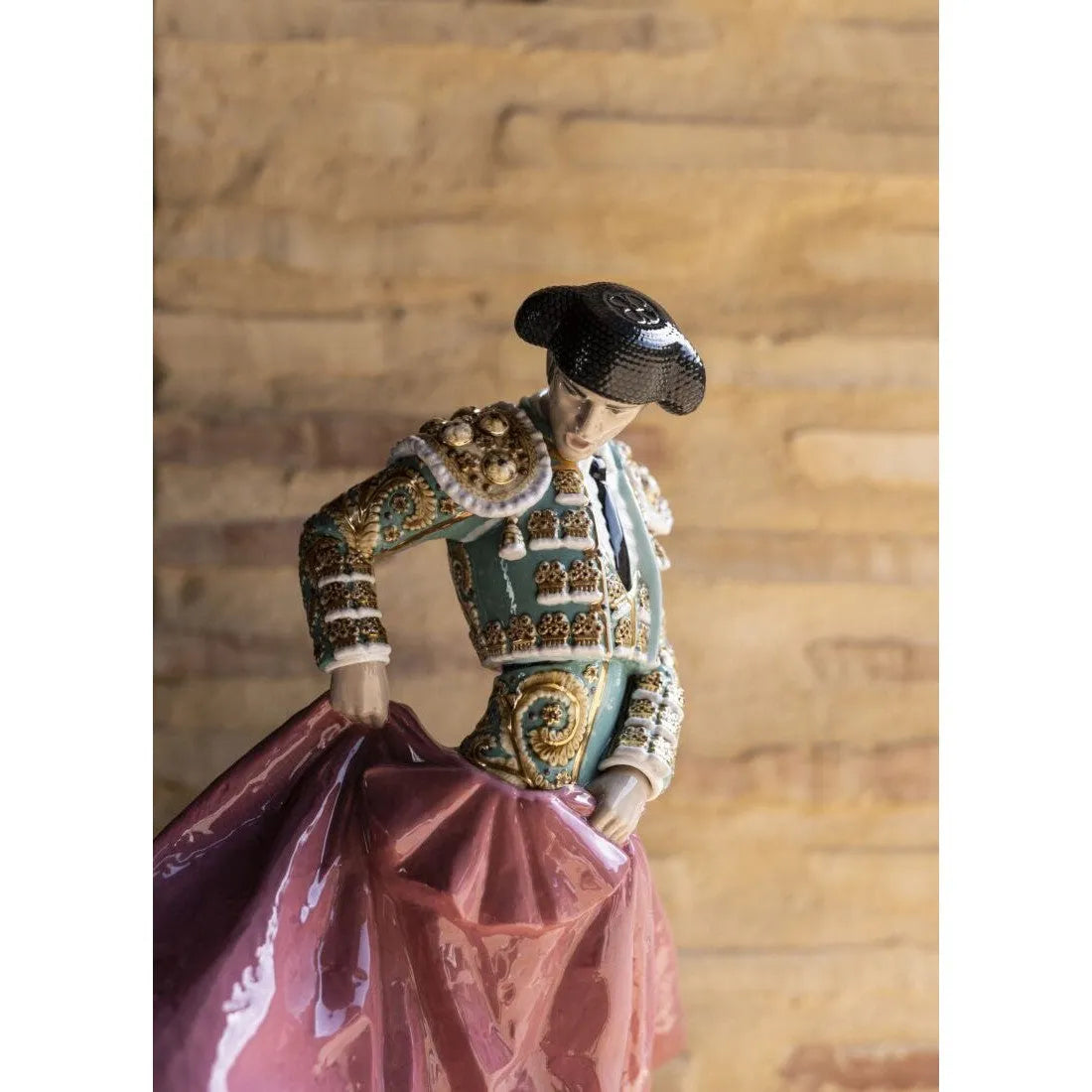 Matador Man Sculpture - Green Outfit (Limited Edition) (Lladro Special Order)