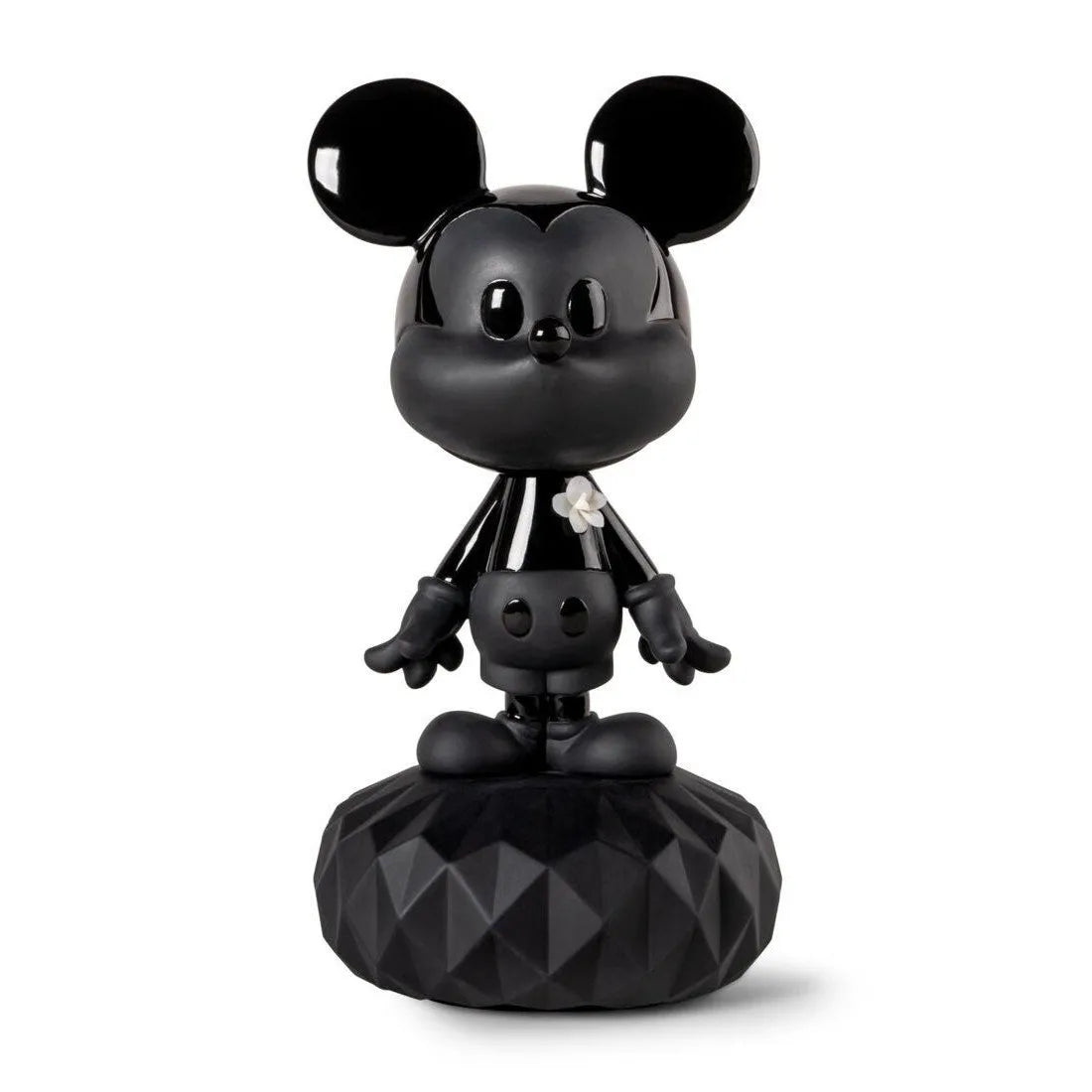 Mickey Total Black Sculpture (Lladro Special Order)