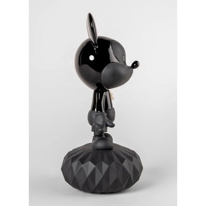 Mickey Total Black Sculpture (Lladro Special Order)