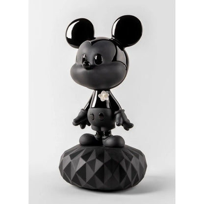 Mickey Total Black Sculpture (Lladro Special Order)