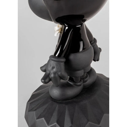 Mickey Total Black Sculpture (Lladro Special Order)