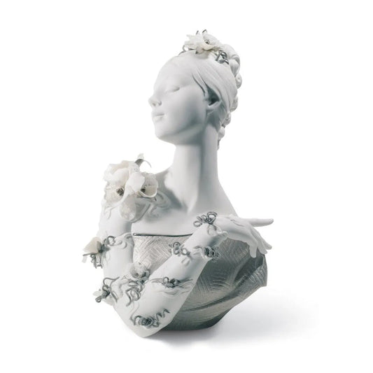 My Fair Lady Bust Figurine - Silver Lustre (Lladro Special Order)