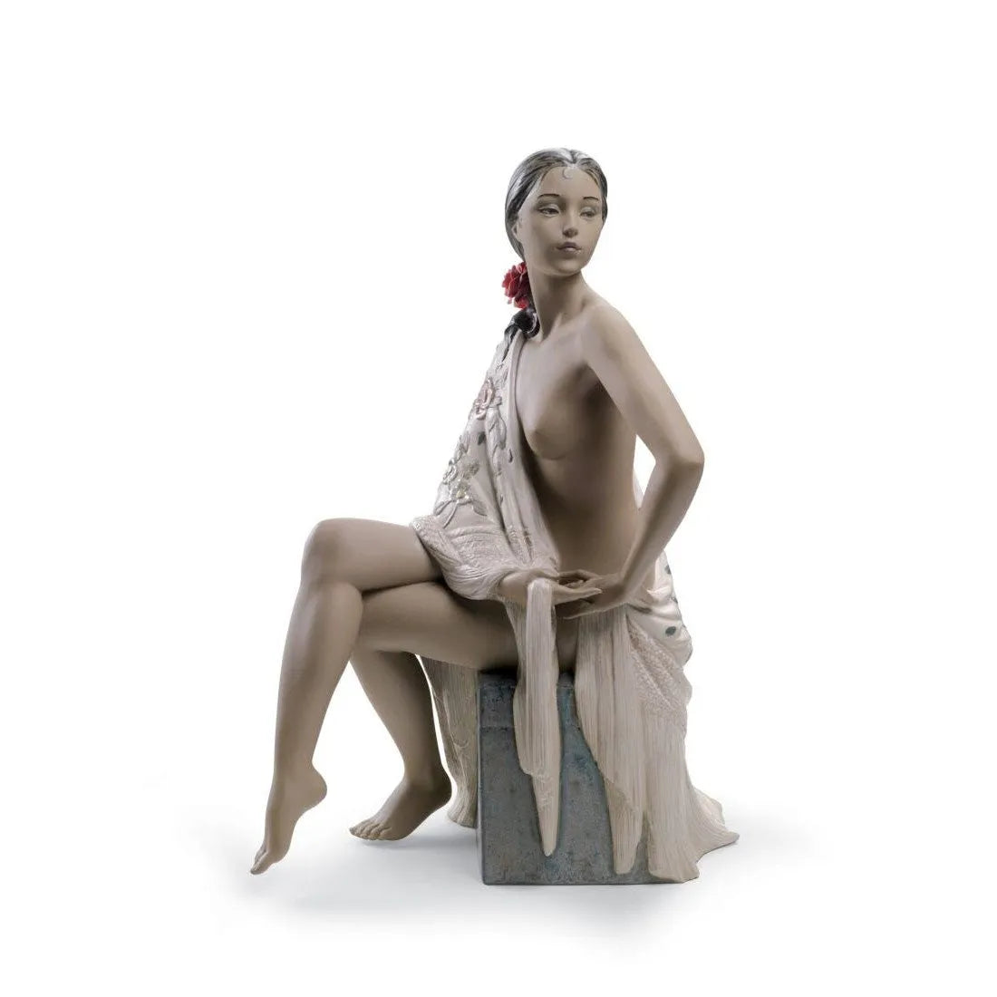 Nude With Shawl Woman Figurine (Lladro Special Order)