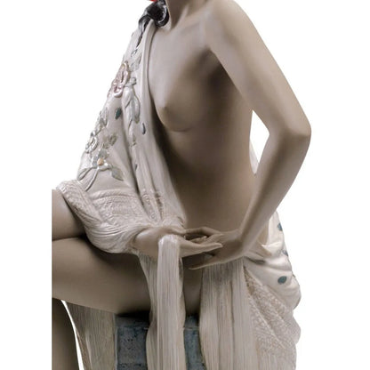 Nude With Shawl Woman Figurine (Lladro Special Order)