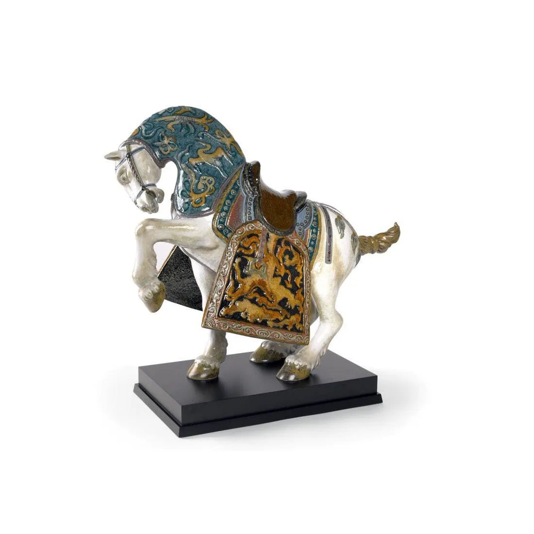 Oriental Horse Sculpture - Glazed (Limited Edition) (Lladro Special Order)