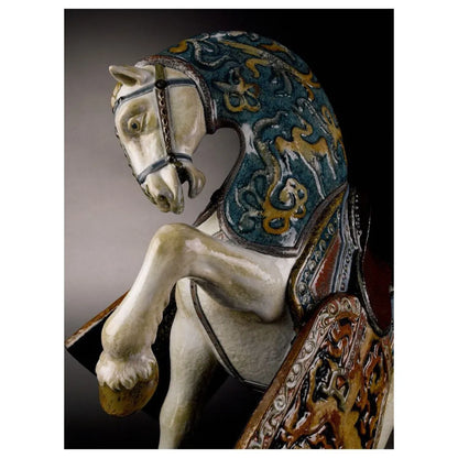 Oriental Horse Sculpture - Glazed (Limited Edition) (Lladro Special Order)