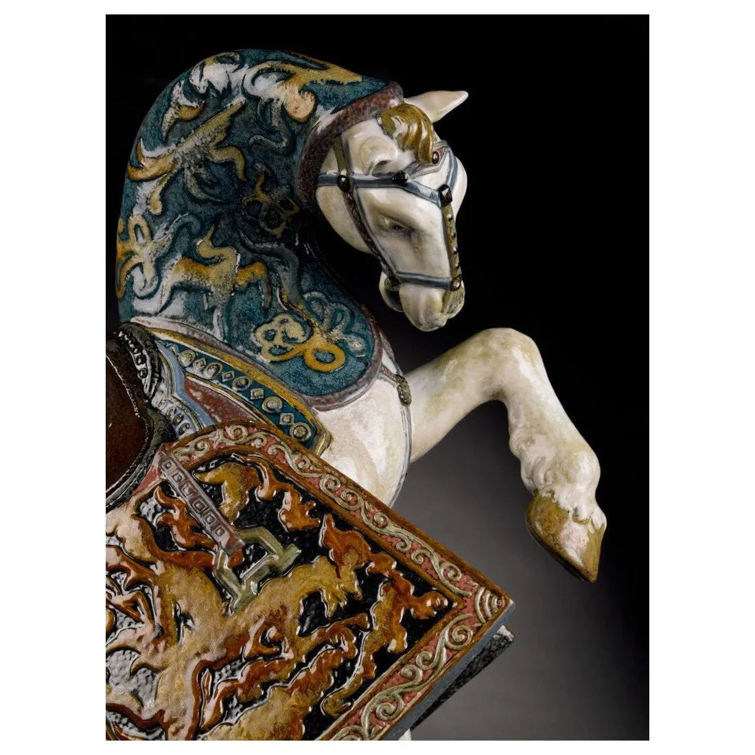 Oriental Horse Sculpture - Glazed (Limited Edition) (Lladro Special Order)