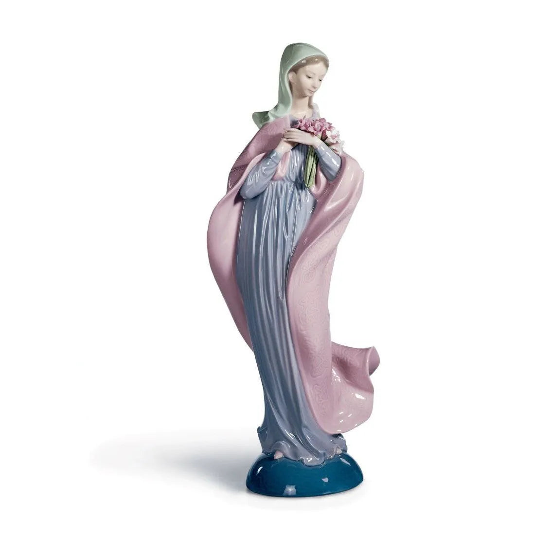 Our Lady With Flowers Figurine (Lladro Special Order)