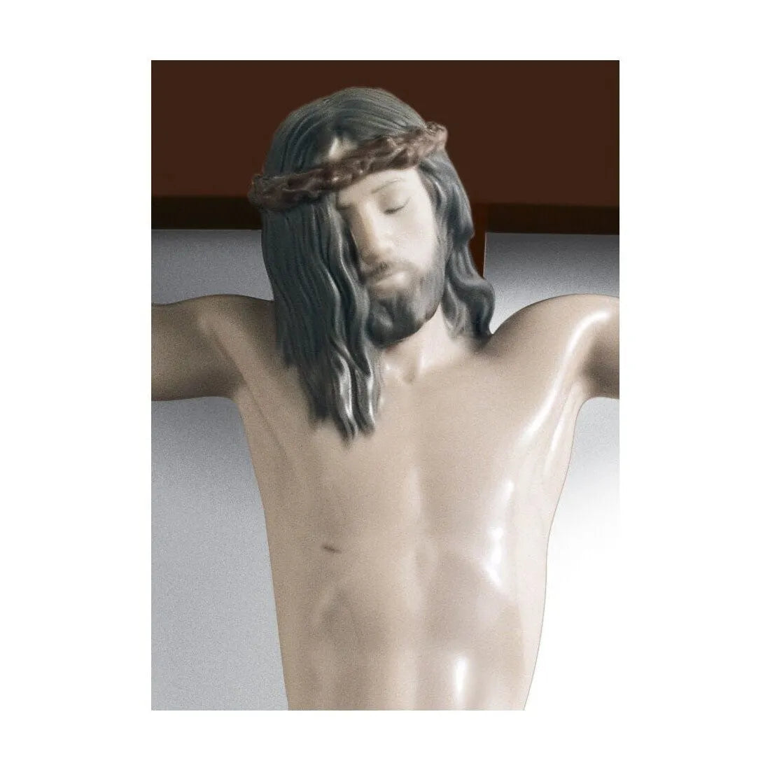 Our Saviour Crucifix Figurine Wall Art (Lladro Special Order)