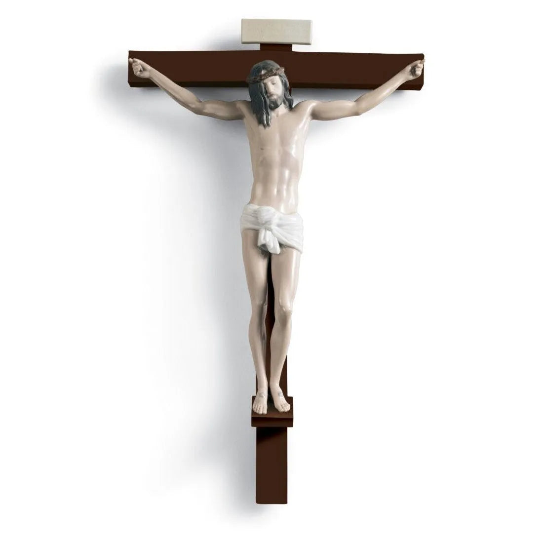 Our Saviour Crucifix Figurine Wall Art (Lladro Special Order)