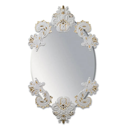 Oval Wall Mirror Without Frame - Golden Lustre (Limited Edition) (Lladro Special Order)