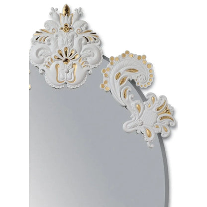 Oval Wall Mirror Without Frame - Golden Lustre (Limited Edition) (Lladro Special Order)