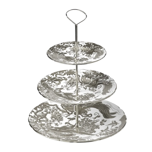 Aves Palladium - 3 Tier Cake Stand (Royal Crown Derby)