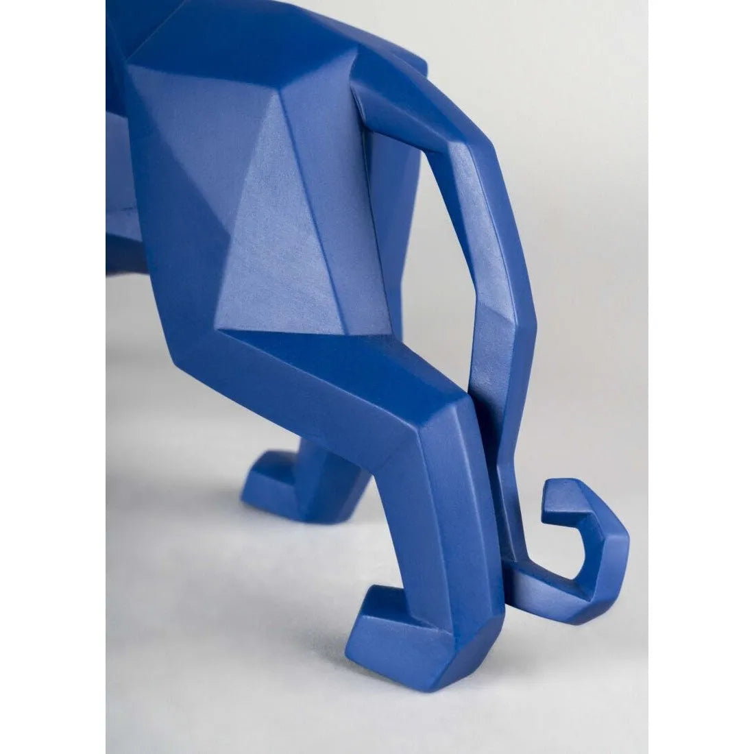 Panther Figurine - Blue Matte (Lladro Special Order)