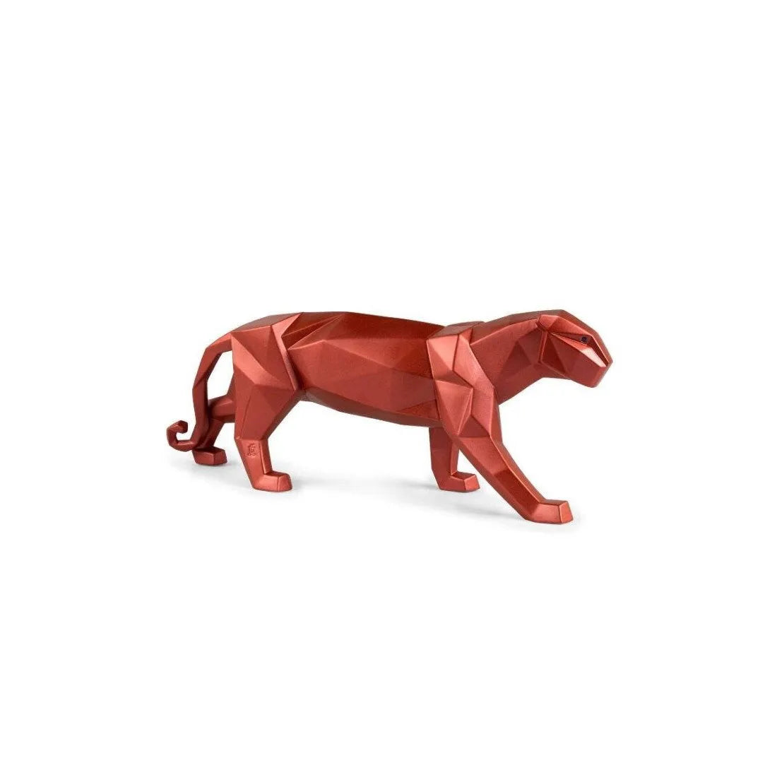 Panther Figurine - Metallic Red (Lladro Special Order)