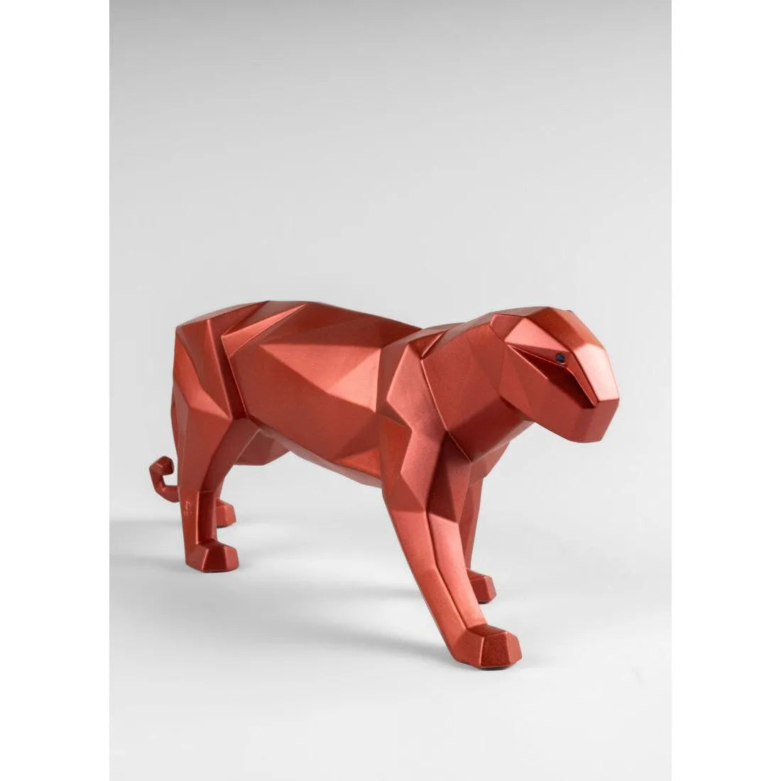 Panther Figurine - Metallic Red (Lladro Special Order)