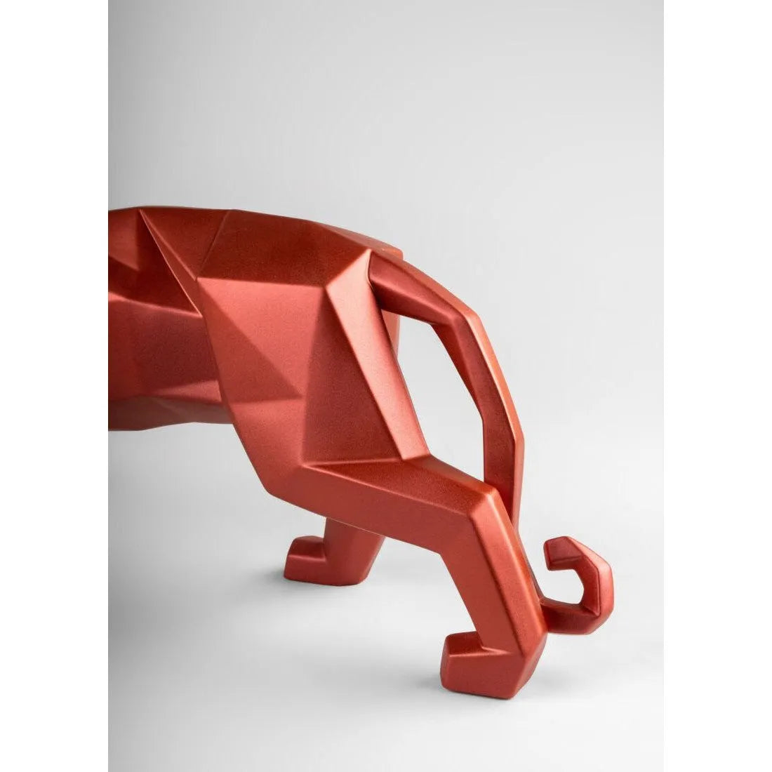 Panther Figurine - Metallic Red (Lladro Special Order)