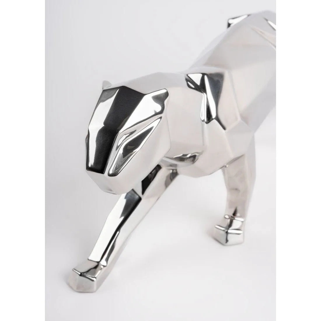 Panther (Silver) Sculpture (Lladro Special Order)