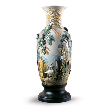 Paradise Vase Animal Life Figurine (Limited Edition) (Lladro Special Order)