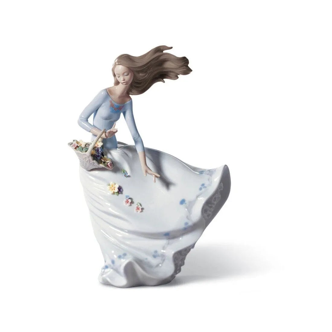 Petals Of The Wind Woman Figurine (Lladro Special Order)