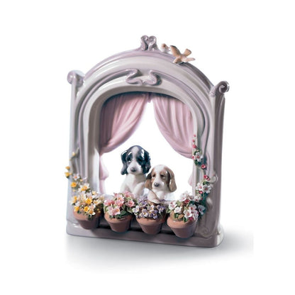 Please Come Home Dogs Figurine (Lladro Special Order)