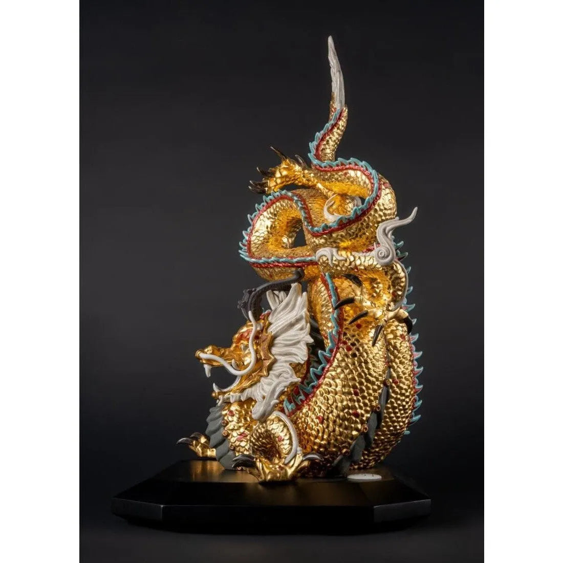 Protective Dragon Sculpture - Gold (Special Edition) (Limited Edition) (Lladro Special Order)