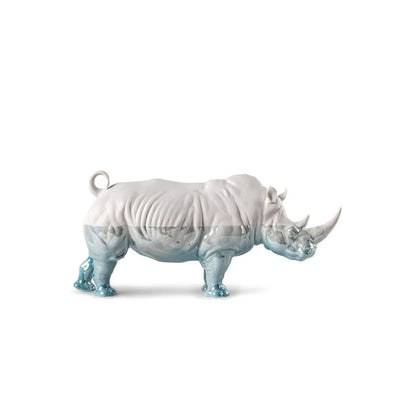 Rhino - Underwater Sculpture (Lladro Special Order)