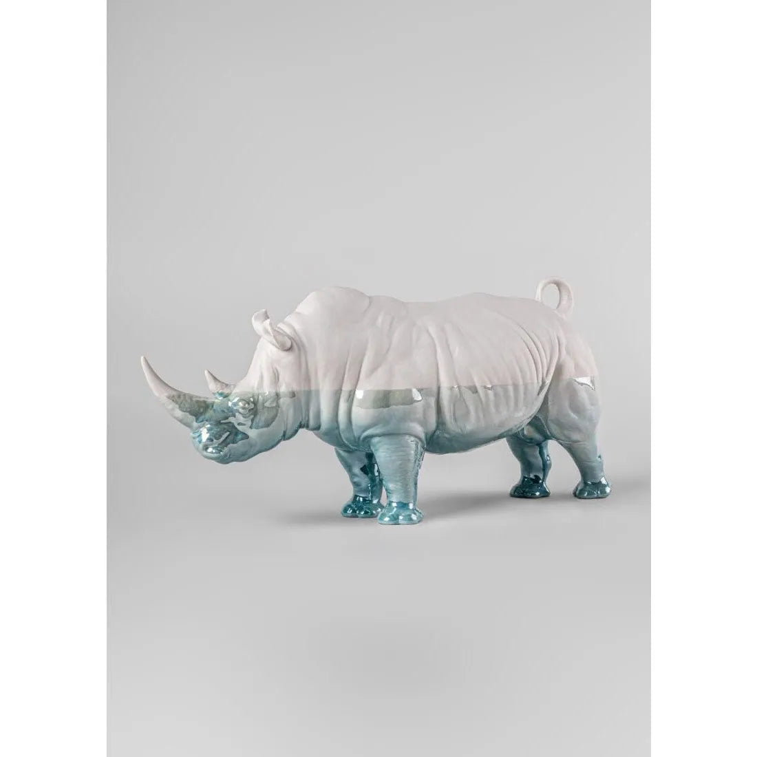 Rhino - Underwater Sculpture (Lladro Special Order)