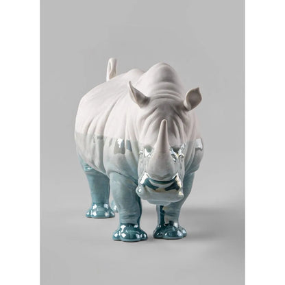 Rhino - Underwater Sculpture (Lladro Special Order)