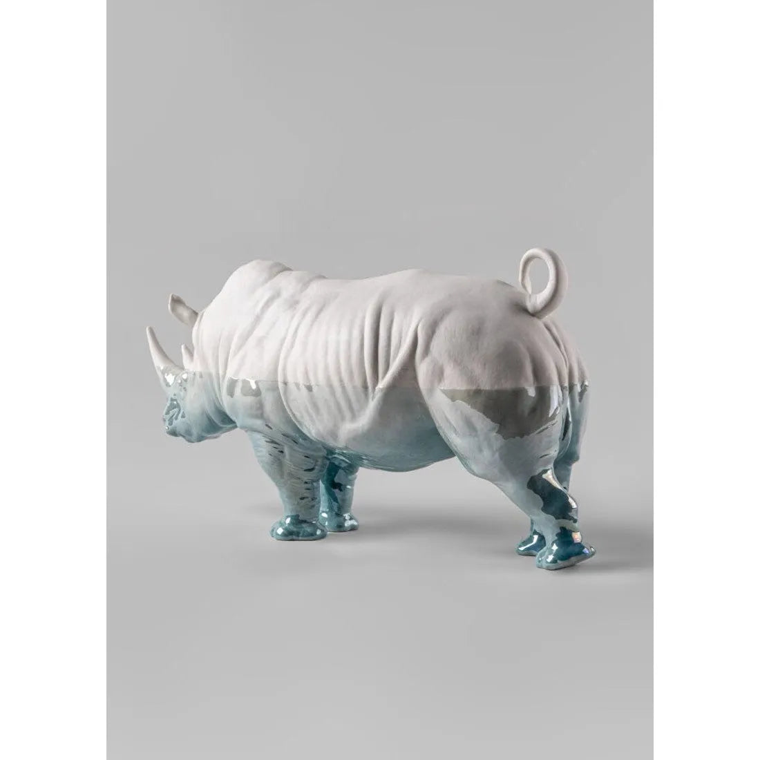 Rhino - Underwater Sculpture (Lladro Special Order)