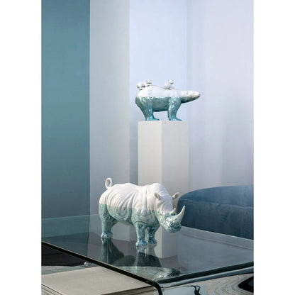 Rhino - Underwater Sculpture (Lladro Special Order)