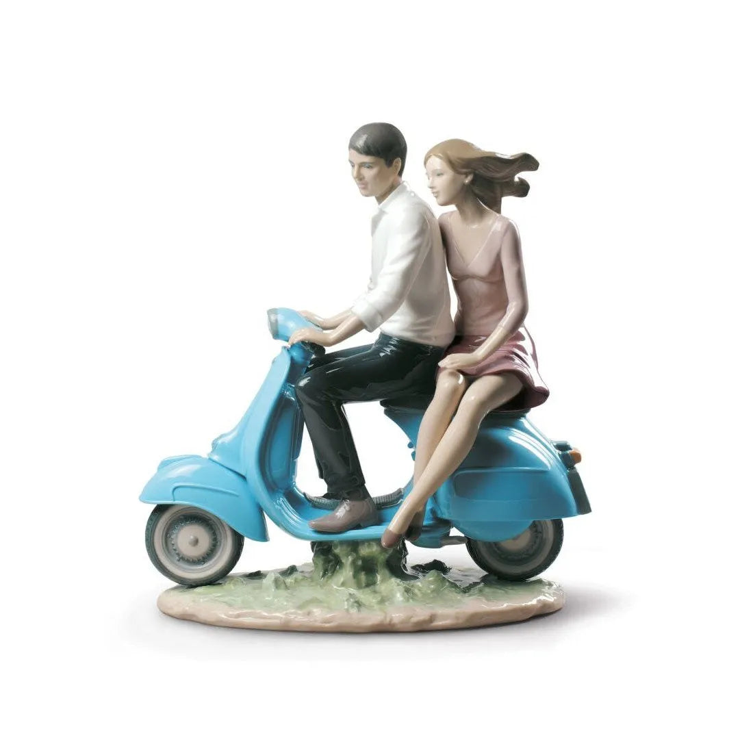 Riding With You Couple Figurine (Lladro Special Order)