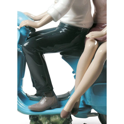 Riding With You Couple Figurine (Lladro Special Order)