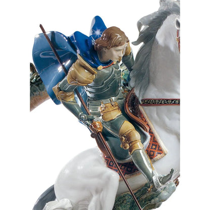 Saint George And The Dragon Sculpture (Limited Edition) (Lladro Special Order)