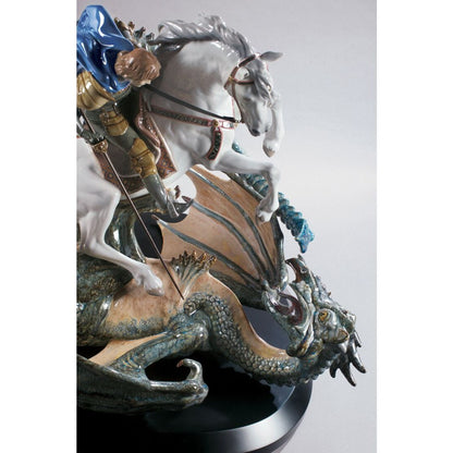 Saint George And The Dragon Sculpture (Limited Edition) (Lladro Special Order)