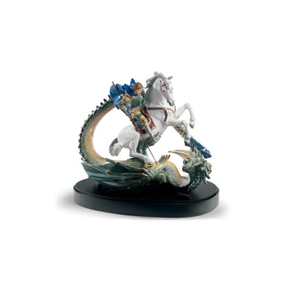 Saint George And The Dragon Sculpture (Limited Edition) (Lladro Special Order)