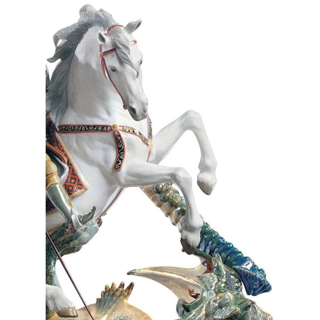 Saint George And The Dragon Sculpture (Limited Edition) (Lladro Special Order)