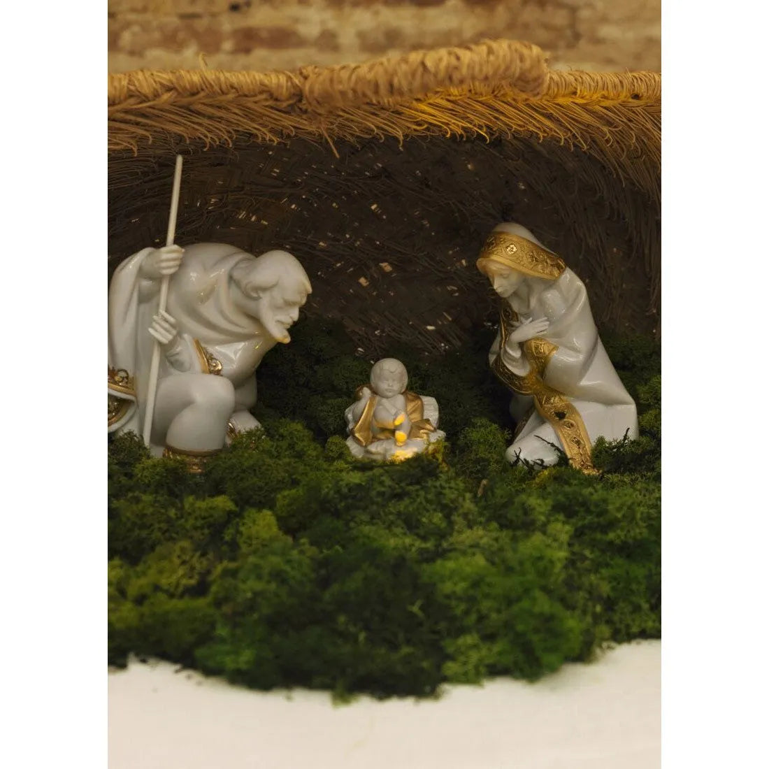 Saint Joseph Nativity Figurine - Golden Lustre (Lladro Special Order)