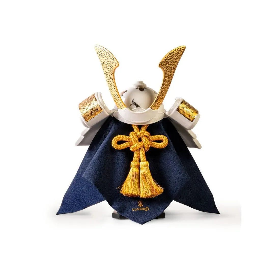 Samurai Helmet - Golden Koi Sculpture (Lladro Special Order)