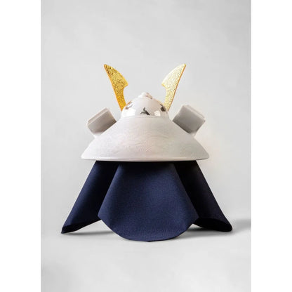 Samurai Helmet - Golden Koi Sculpture (Lladro Special Order)