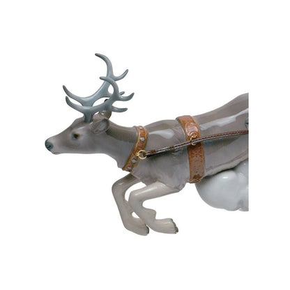 Santa's Midnight Ride Sleigh Figurine (Limited Edition) (Lladro Special Order)